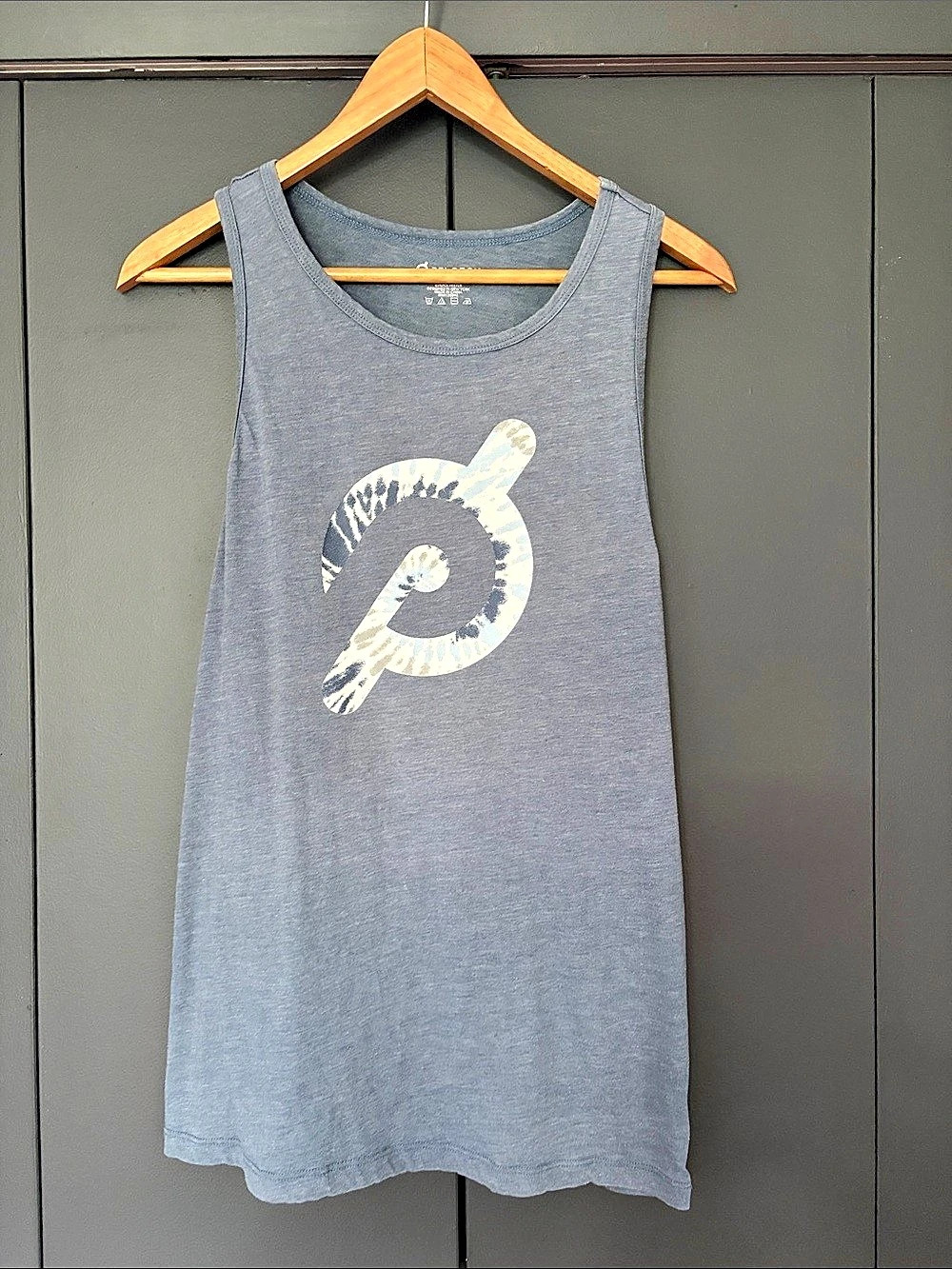 Peloton Graphic Tank Top in Blue, Size Medium